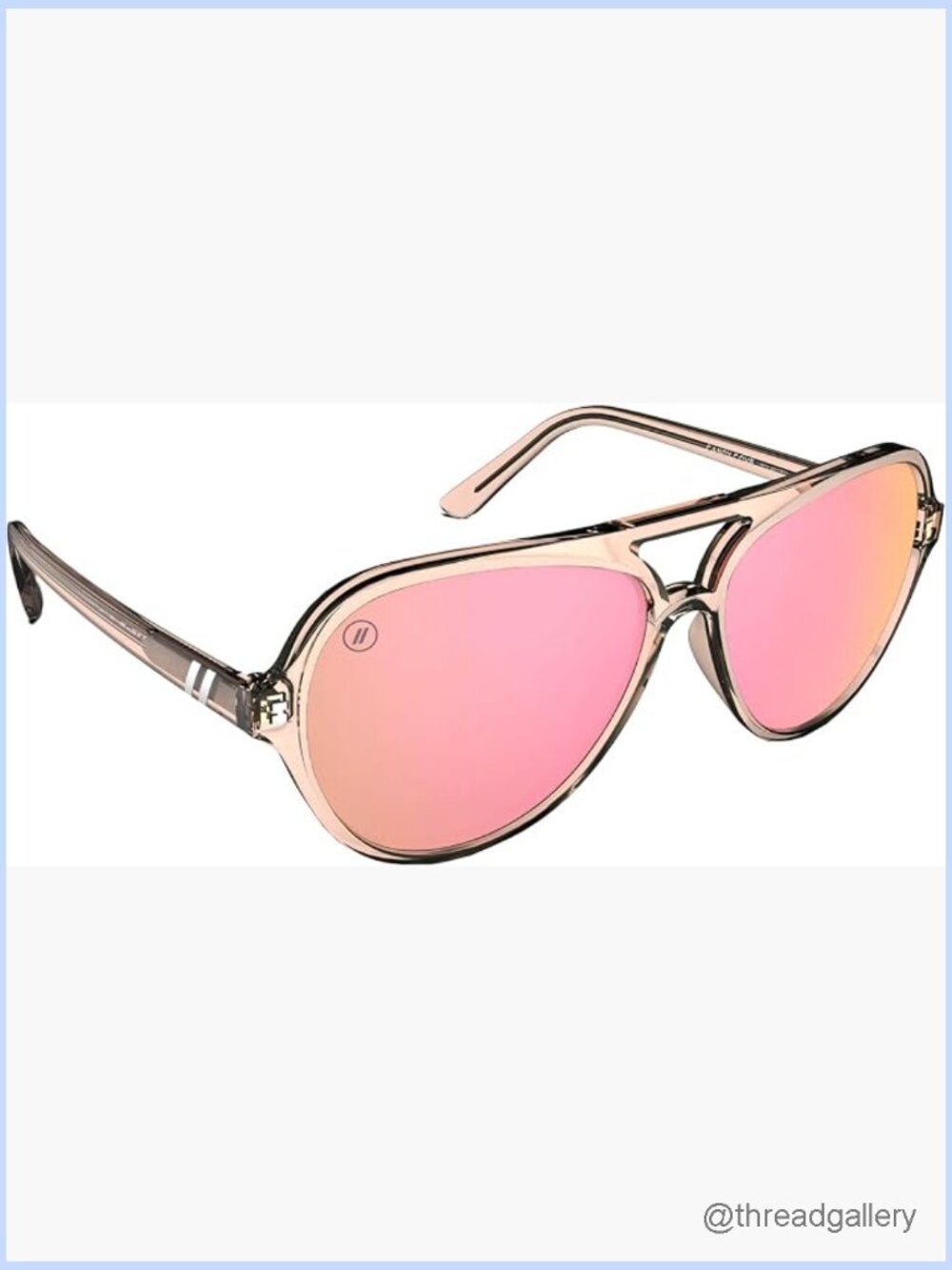 Polarized Aviator Sunglasses Wrap-Around UV Protection Women